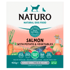 7 x Naturo Adult Dog Tray Salmon & Potato  - 400GM