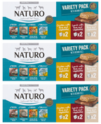 3 X Naturo Adult 400G Variety 6 Pk X 400G
