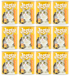 12 X Jessie Cat Chicken 400G