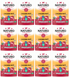 12 x Naturo Cat Pouch Chicken Pate - 85GM