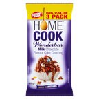 6 x Homecook Wonderbar Milk Choc  3 Pack - 450G