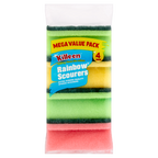 12 x Killeen Rainbow Scourers 4 Pack