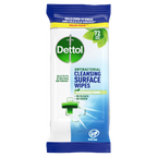 5 X Dettol Cleansing Surface Bio Wipes 72 Pack