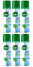 6 x Dettol Disinfectant Spray Crisp Linen - 300ML