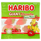 100 x Haribo Giant Strawbs Gone Mini 16G
