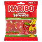 6 x Haribo Squidgy Strawbs 160G