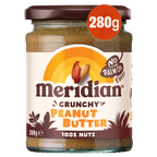 6 x Meridian Peanut Butter Crunchy 280Gm