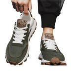 Men's Casual Multi-Color Low-Top Lace-Up Sneakers