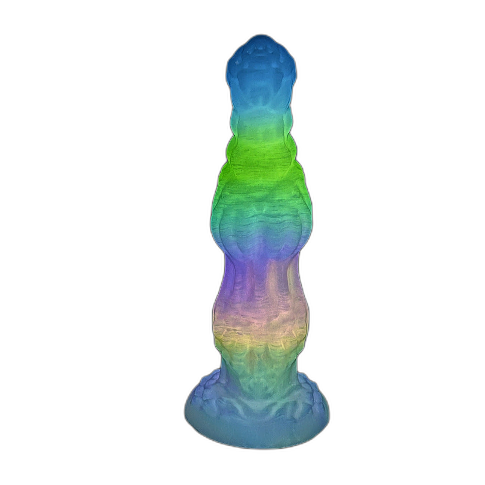 WistKnot – Glow-in-the-Dark Vibrating Dildo with Dog Knot Design