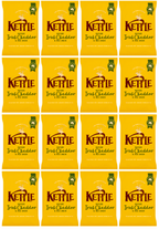 16 x Kettle Crisps Irish Cheddar & Red Onion  - 130GM