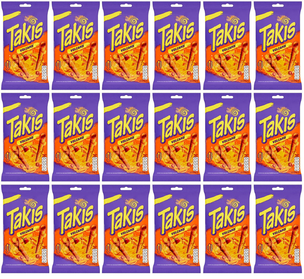 18 x Takis Volcano Cheese & Chilli Snack - 100GM