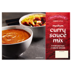 4 x Mayflower Chinese Style Medium Curry Sauce Mix 255G