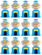 12 x Candy Factory Mini Gumball Machine 35G