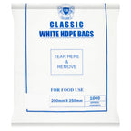 Shabra Classic White Hdpe Bags 200Mm X 250Mm