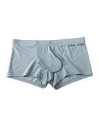 3 Pack Men's Breathable Ice Silk Double-Layered Big Pouch Sexy Boxer Briefs