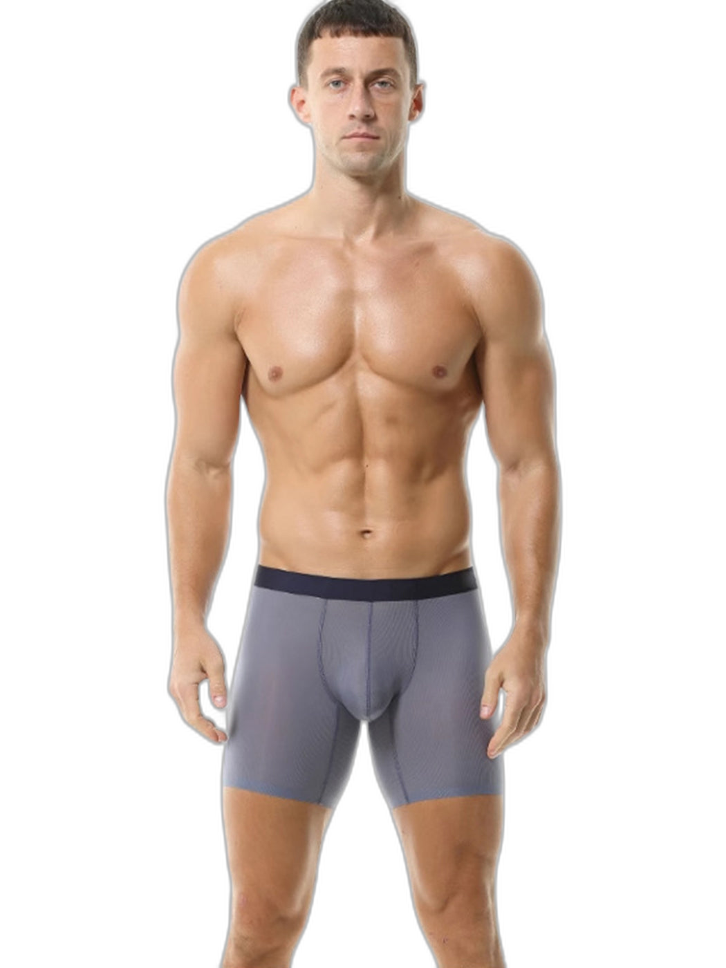 2 Pack Men’s Breathable Athletic Mesh Boxer Briefs