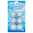 36 x Duzzit Power Blue Toilet Block - 6 Pack