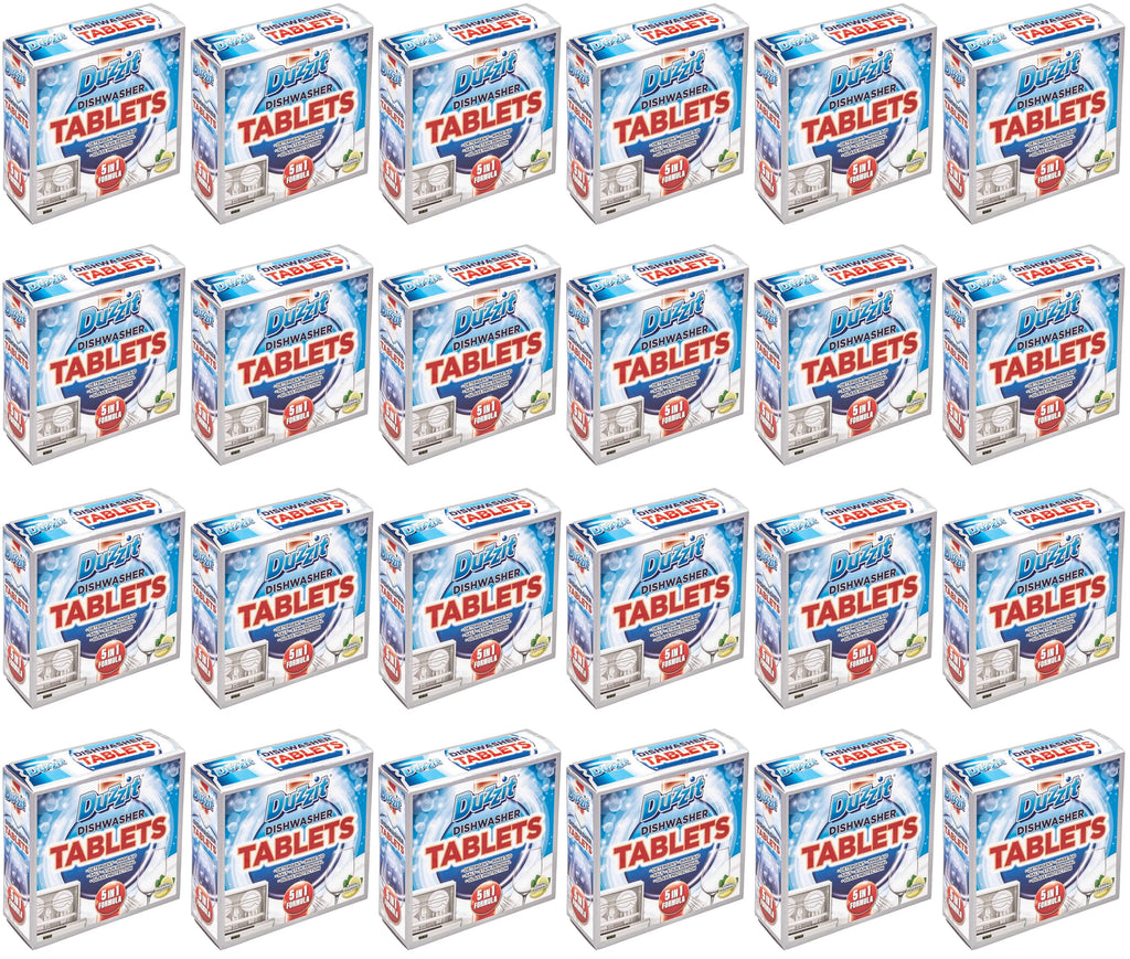 16 x Duzzit 5 In 1 Dishwasher Tablets - 12 PACK