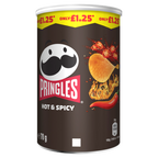 12 x Pringles Hot & Spicy - 70Gm