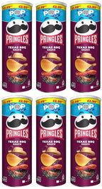 6 x Pringles Texas Bbq - 165GM