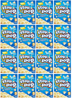 16 x Stop N Pop Microwave Popcorn Salted 3X85Gm