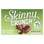 10 x Skinny Crunch Dark Chocolate & Mint 5X19Gm