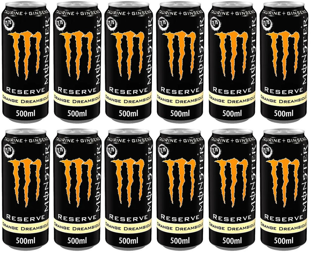 12 x Monster Energy Reserve Orange Dreamsicle - 500ML