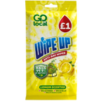 8 x Go Local Anti Bacterial Wipes Lemon - 50 PACK