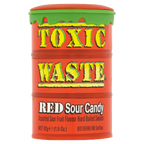 12 x Toxic Waste - Red Sour Candy 42Gm