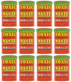 12 x Toxic Waste - Red Sour Candy 42Gm