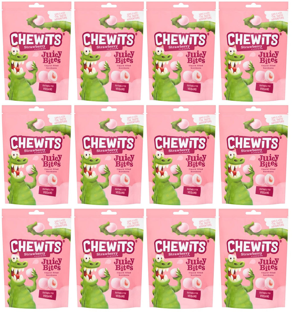 12 x Chewits Strawberry Juicy Bites - 115GM