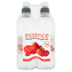 24 x Essence Strawberry & Raspberry Still Spring Water 500Ml