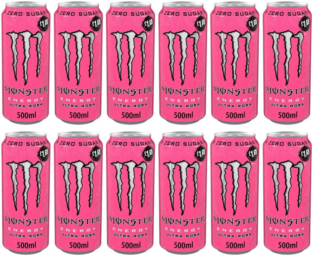 12 x Monster Energy Ultra Rosa - 500ML