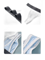 3 Pack Men's Contoured Pouch Ice Silk Thong