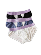 3 Pack Men's Ice Silk Breathable Mesh Low-Rise Classic Briefs