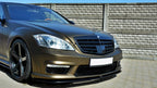 Maxton Design - FRONT SPLITTER MERCEDES S-CLASS W221 AMG