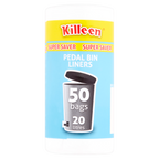 30 x Killeen Super Savers Pedal Bin Liners 50 Pack