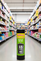 30 x Killeen Refuse Sack 80 Litre 15 Pack
