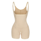 Sling Fat Woman Side Zipper Buckle One-piece Tummy Tuck And Hip Bodysuit