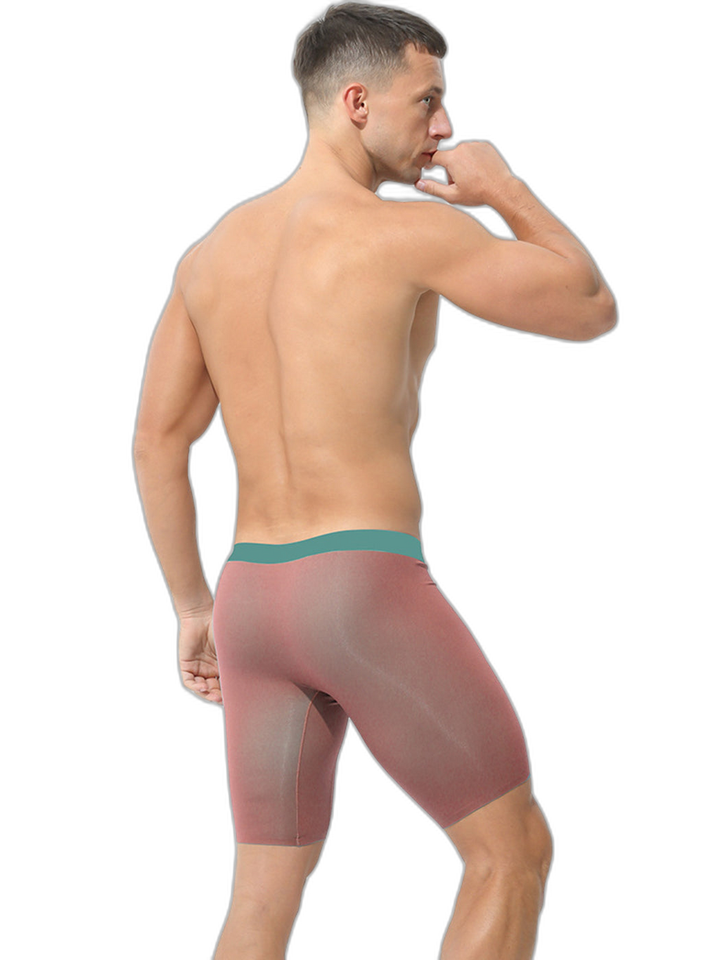 2 Pack Men's Active Flyless Boxer Briefs