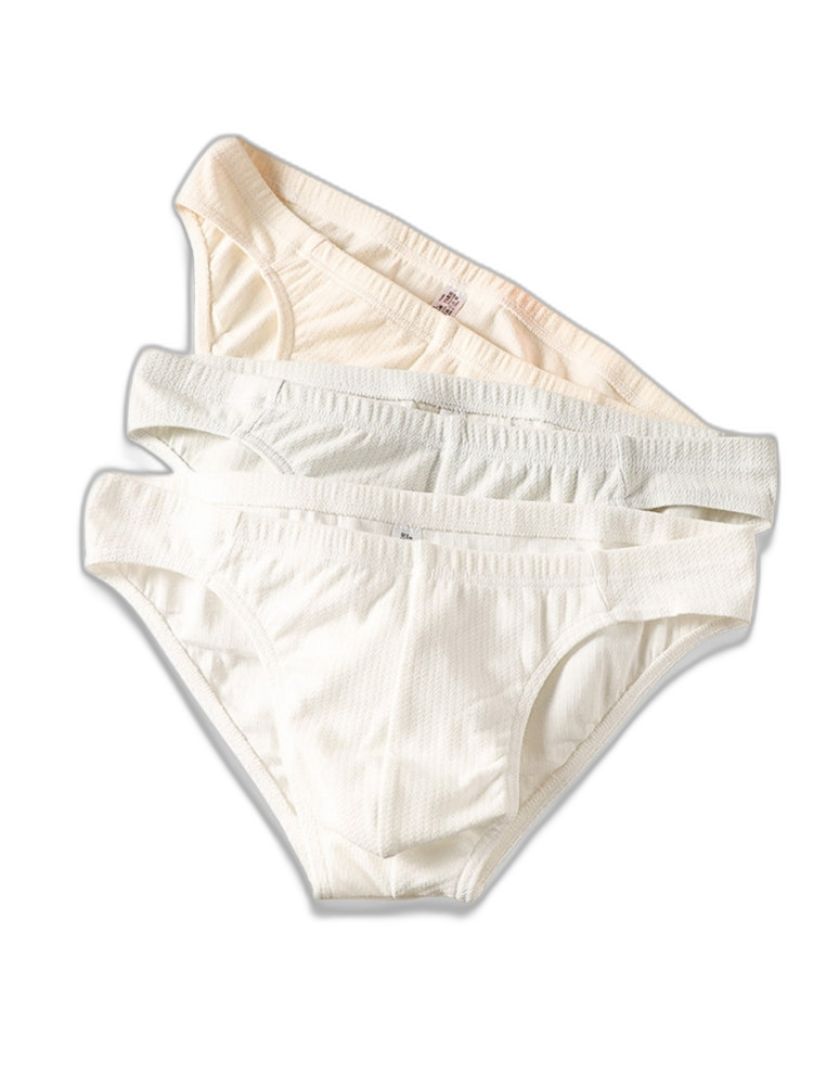 4 Pack Men's Organic Cotton Stretch Fit Workout Ready Briefs