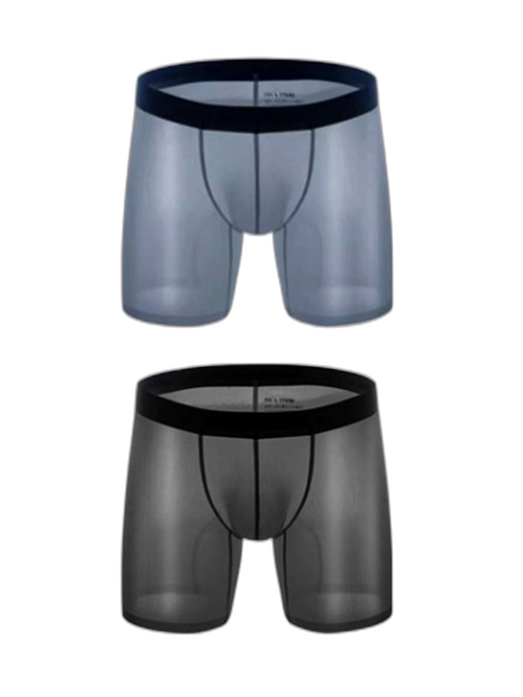 2 Pack Men’s Breathable Athletic Mesh Boxer Briefs