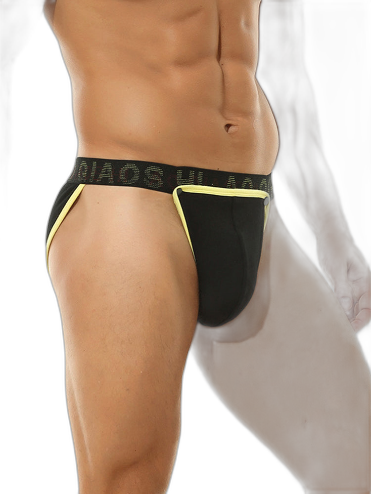 3 Pack Men's Large Pouch Button Waistband Briefs