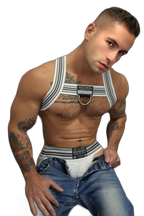 Breedwell Cumdump Bulldog Harness White