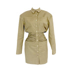 Mid-length coat dress
