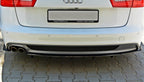 Maxton Design - CENTRAL REAR SPLITTER AUDI A6 C7 S-LINE AVANT (2011-2014)
