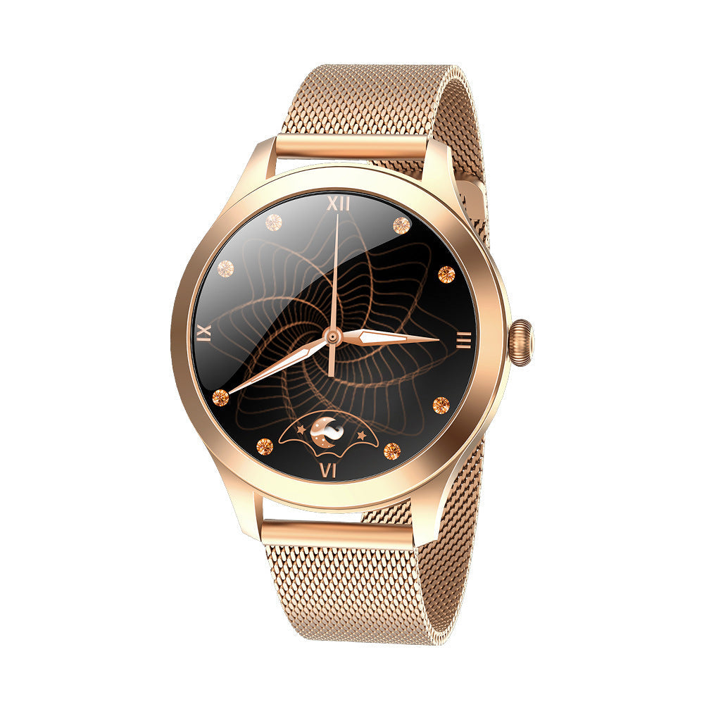 KW10 Pro Women's Smart Watch - Luxury Steel Fitness Tracker with Heart Rate Monitor
