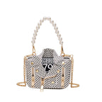 Clothes pearl handbag