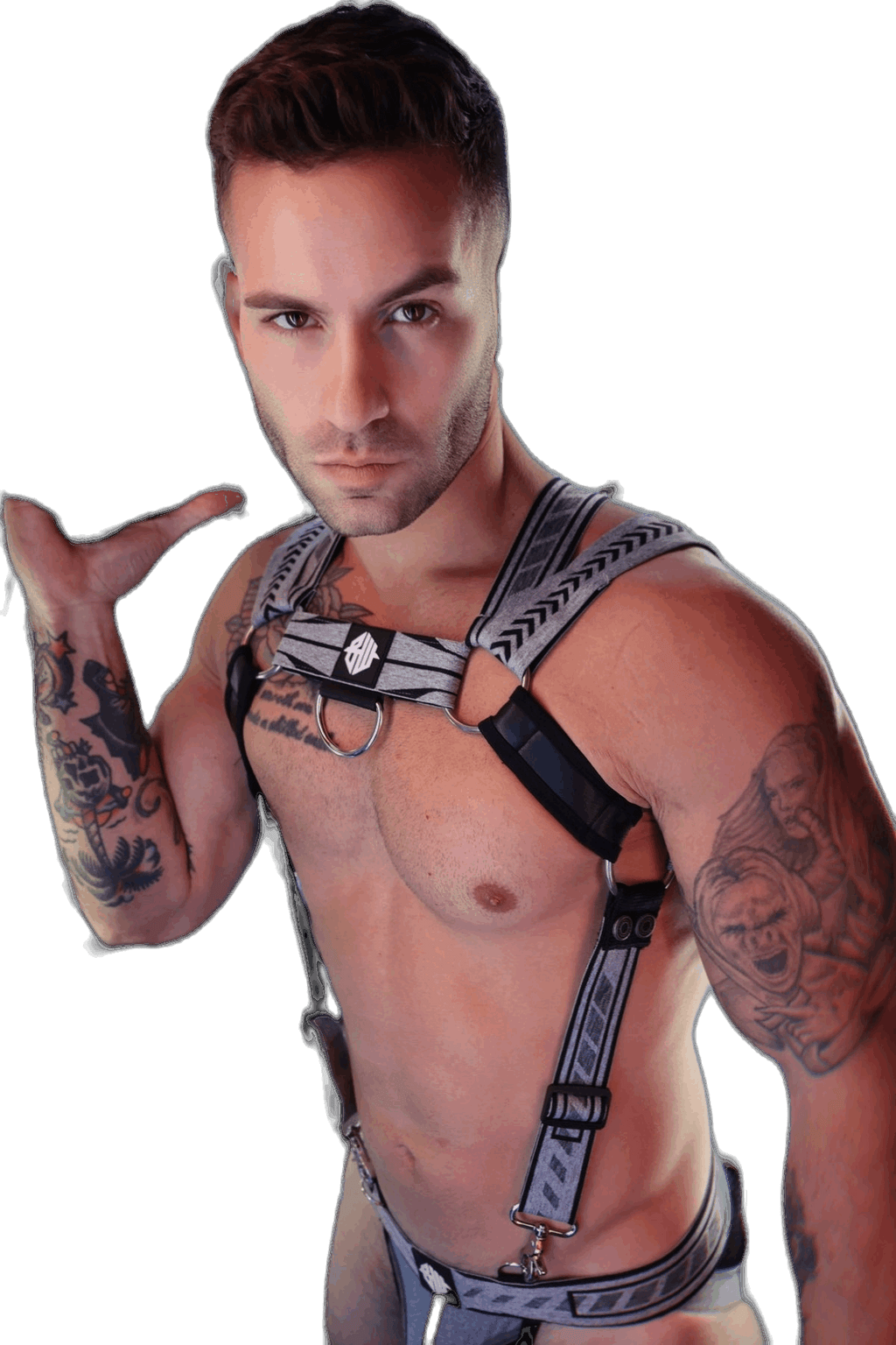 Breedwell Mister Luxe Body Harness Heather Grey