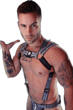 Breedwell Mister Luxe Body Harness Heather Grey